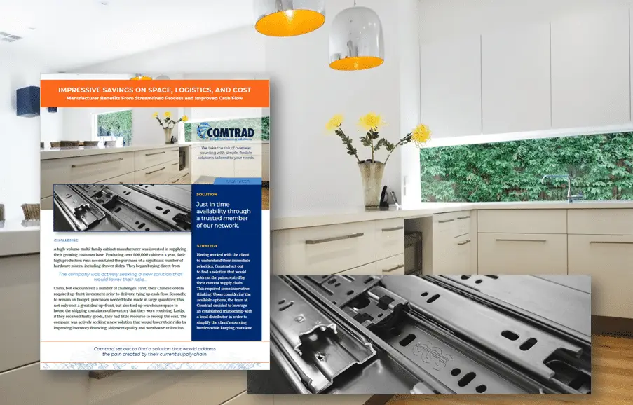 Comtrad - CGS - Case Study - Cabinet Manufacturer - Supply Chain