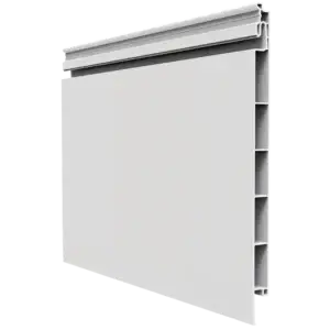 6-Inch PVC Slatwall - Gray