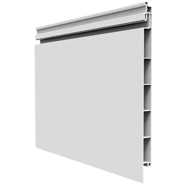 6-Inch PVC Slatwall - Gray