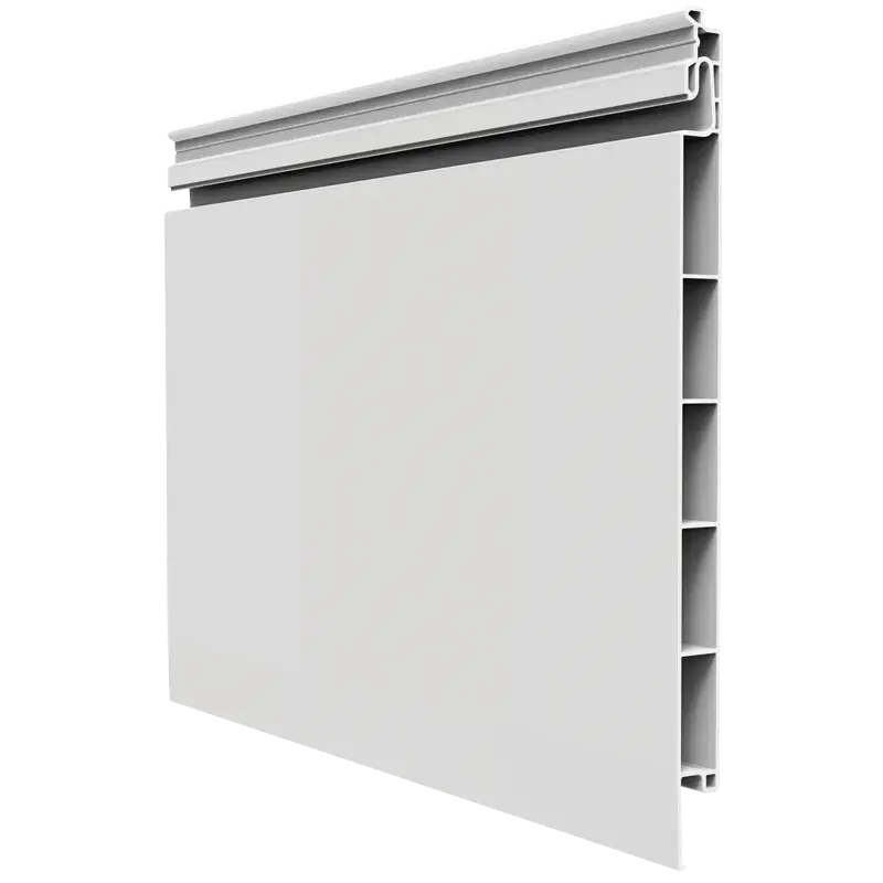 6-Inch PVC Slatwall - Gray